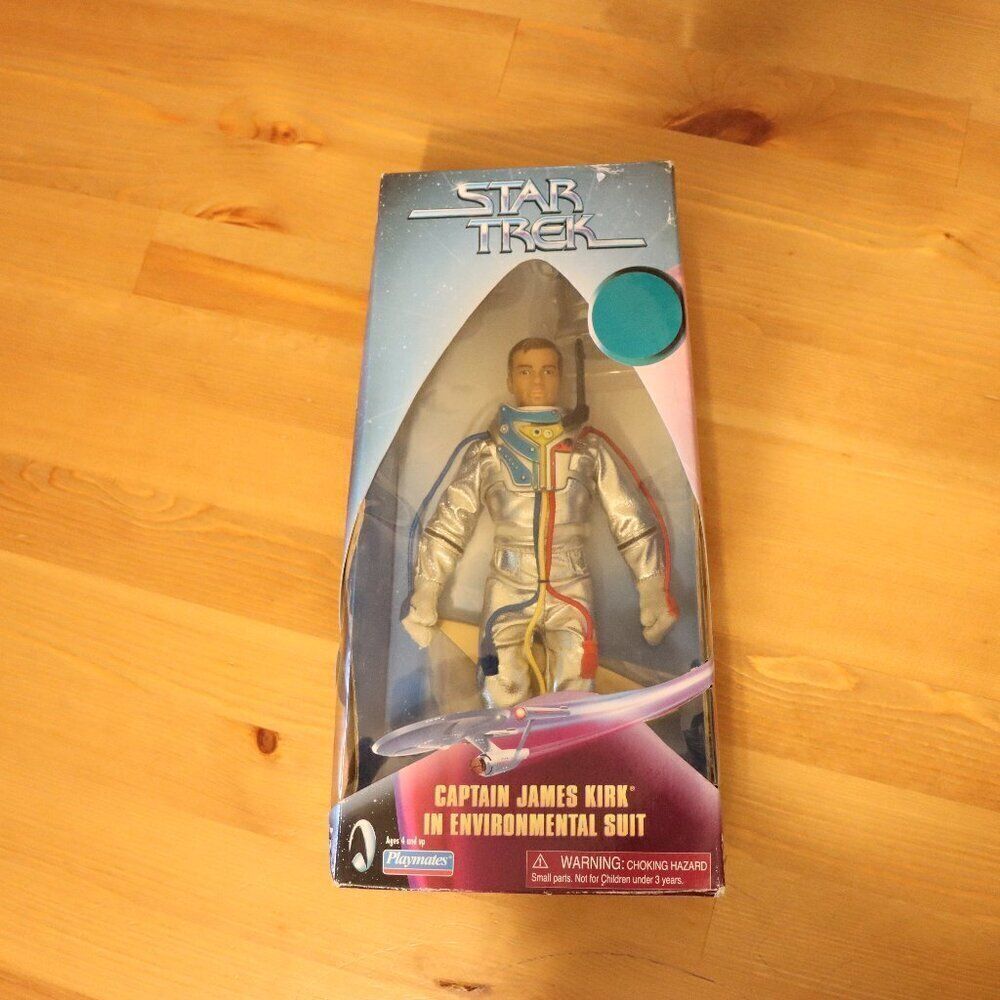 Star Trek Captain James Kirk in Environmental Suit 9" Action Figure, unopened